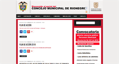 Desktop Screenshot of concejo.rionegro.gov.co